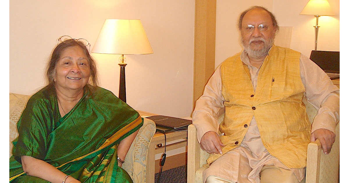 Uma and Ashis Nandy